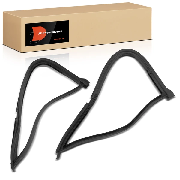 2 Pcs Driver & Passenger Vent Window Weatherstrip Seal for Ford F-100 F-150 F-250 Bronco