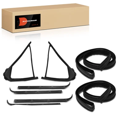 8 Pcs Door Weatherstrip Seals