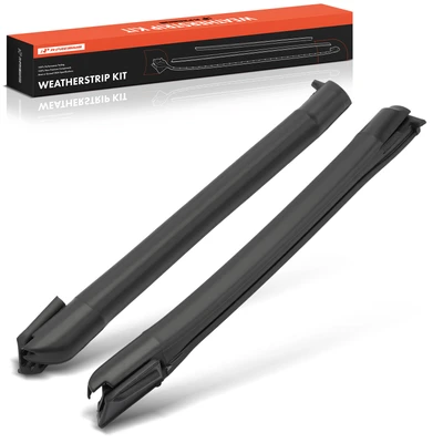2 Pcs Convertible Top Rear Rail Weatherstrip Seals