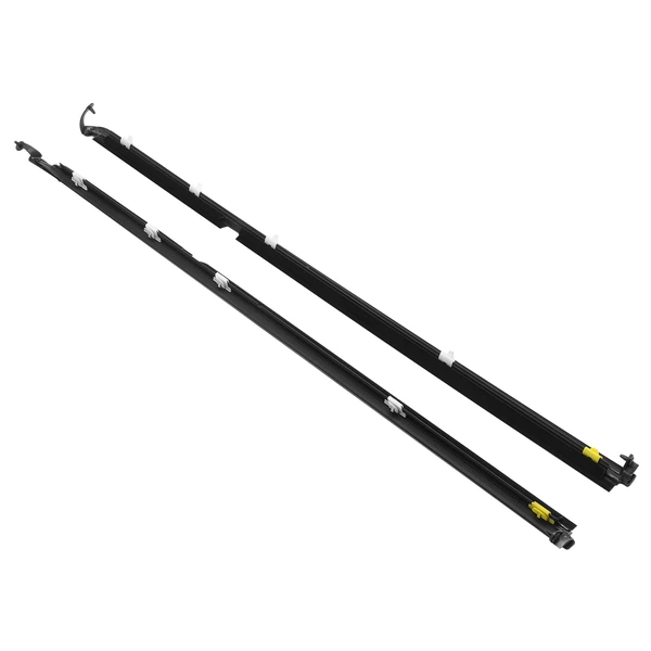 2 Pcs Left & Right Door Window Glass Weatherstrip Seal for Mazda Miata 90-97 99-05