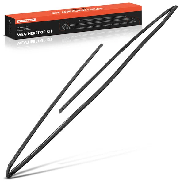 Front Upper Window Windshield Trim Seal Molding for BMW 525i 530i 2001-2003 528i