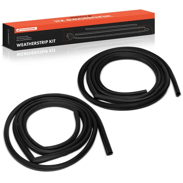 2 Pcs Truck Door Weatherstrip Seal for Chevy C10 20 30 Pickup K10 20 30 Suburban GMC