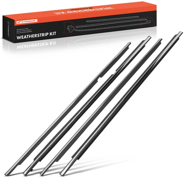 4 Pcs Front & Rear Door Belt Weatherstrip for 1998-2007 Lexus LX470