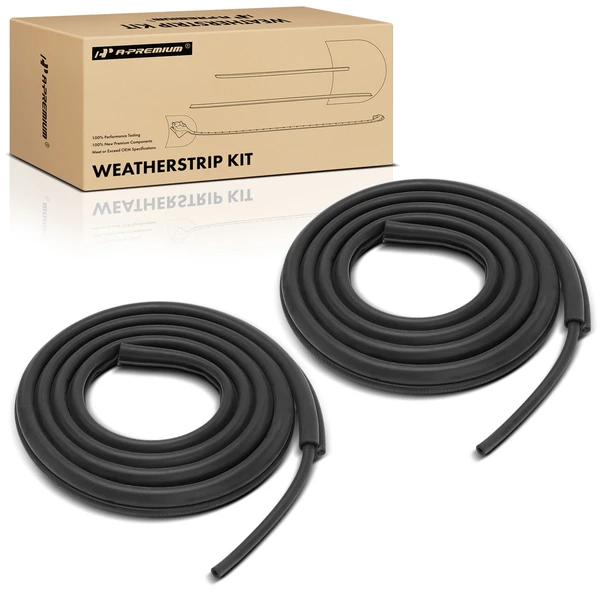 2 Pcs Front or Rear Weatherstrip Seal for Ford F-100 1980-1983 F-150 F-250 1980-1998 F-350