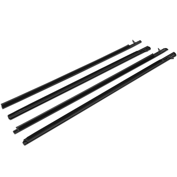 4 Pcs Front & Rear Door Weatherstrip Window Moulding Trim Belt for Honda HR-V 16-22