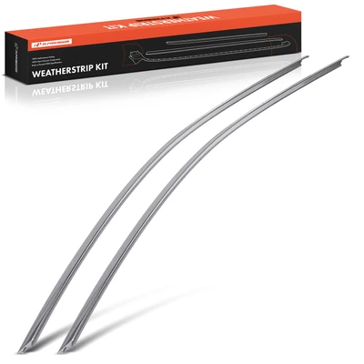 2 Pcs Front Driver & Passenger Door Window Frame Cover