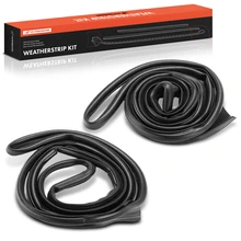 Pair Front Driver & Passenger Door Weatherstrip Seal Kit for 2007-2018 Jeep Wrangler