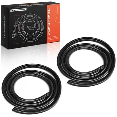 2 Pcs Rear Driver & Passenger Door Weatherstrip Seal