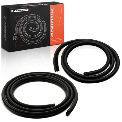 2 Pcs Rear Driver & Passenger Door Weatherstrip Seal