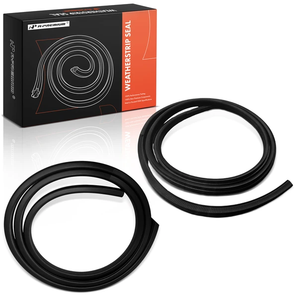 2 Pcs Front Driver & Passenger Glass Weatherstrip Seal for 2013-2019 Nissan Sentra