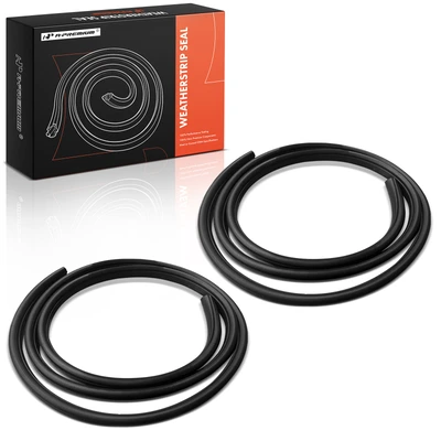 2 Pcs Front Driver & Passenger Door Weatherstrip Seal