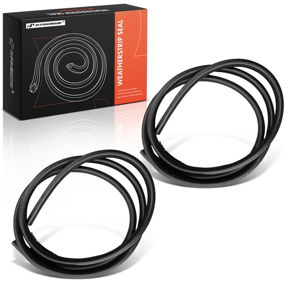 2 Pcs Rear Door Weatherstrip Seal for Dodge Ram 1500 Ram 1500 2500 Crew Cab Mega Cab