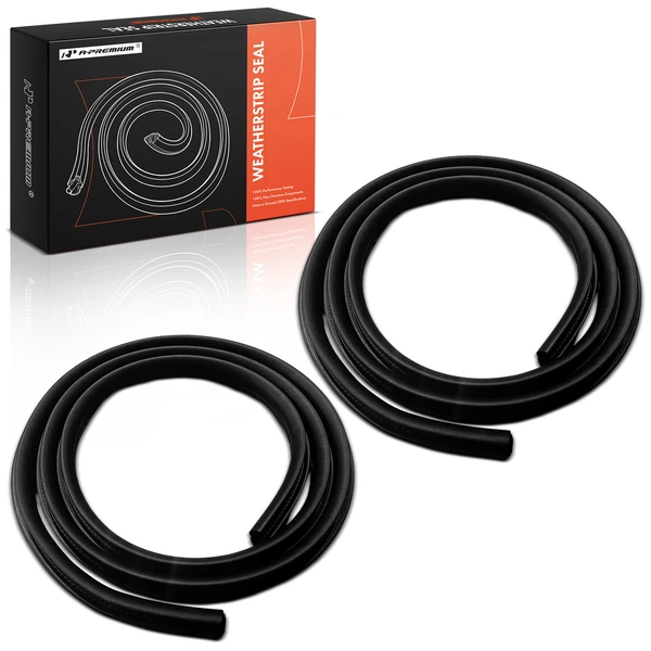 2 Pcs Front Door Opening Weatherstrip Seals for Ford Focus 2012-2018