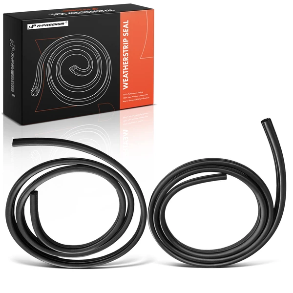 2 Pcs Front Driver & Passenger Door Weatherstrip Seal for Ford Escape 2013-2019 SUV 4Door