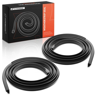 2 Pcs Front Driver & Passenger Door Weatherstrip Seal