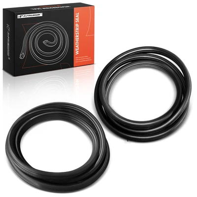 2 Pcs Front Driver & Passenger Door Weatherstrip Seal