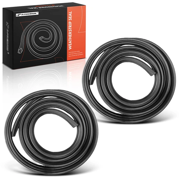 2 Pcs Front Driver & Passenger Door Weatherstrip Seal for 2004-2008 Ford F-150