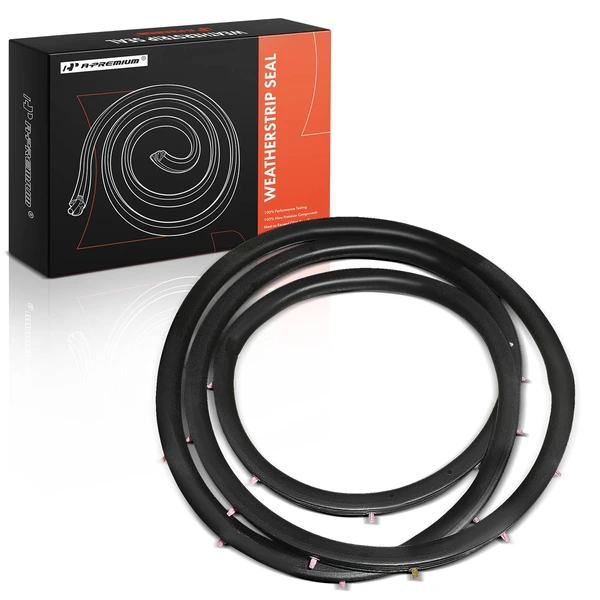 Front Passenger Door Weatherstrip Seal with Clips for Ford Fusion 2013-2020 Sedan