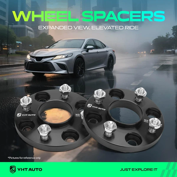 4 Pcs 0.59 inches Black 4x4.5 to 4x4.5 inches Wheel Spacers M12x1.25 66.1mm for 1990-1995 Nissan Axxess