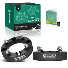 2 Pcs 1.5 inches Black 4x5.39 to 4x5.39 inches Wheel Spacers M10x1.25 110mm for 1993-1999 Kawasaki Bayou 300