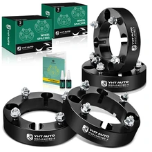 4 Pcs 1.5 inches Black 4x5.39 to 4x5.39 inches Wheel Spacers M10x1.25 110mm for 2011 2014 Can-Am Commander 800