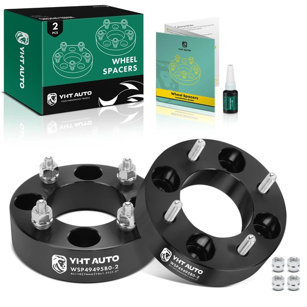 2 Pcs 4x110mm Wheel Adapter 10x1.25 inch 76mm 1.5 inch for 1982-1985 Honda ATC70