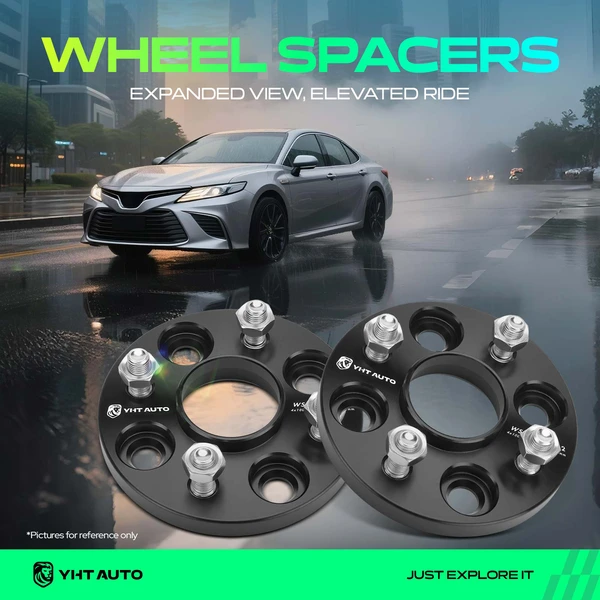 2 Pcs 0.59 inches Black 4x3.93 to 4x3.93 inches Wheel Spacers M12x1.5 57.1mm for 1990-1993 Geo Storm