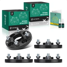 4 Pcs 0.59 inches Black 4x3.93 to 4x3.93 inches Wheel Spacers M12x1.5 54.1mm for 2012-2015 Scion iQ