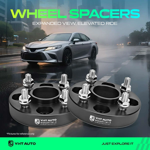 4 Pcs 1 inch Black 4x3.94 to 4x3.94 inches Wheel Spacers M12x1.5 60.1mm for 1991-1992 Saturn SC