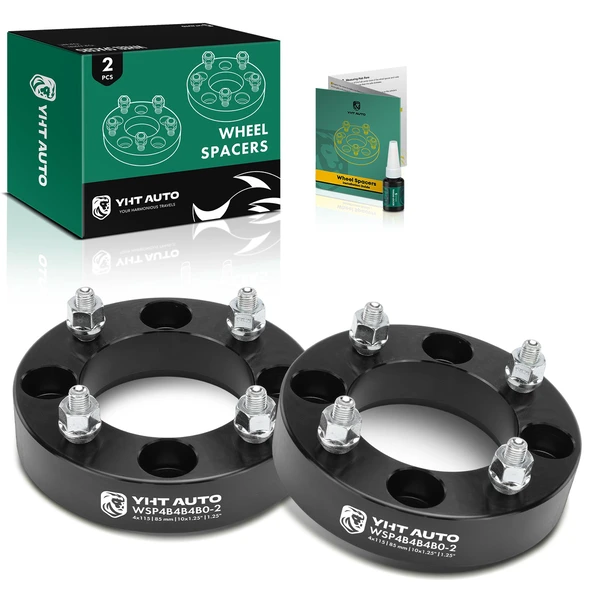 2 Pcs 4x115mm to 4x115mm Wheel Spacers 10x1.25 inch 85mm 1.25 inch for 1987-2006 Yamaha Banshee 350