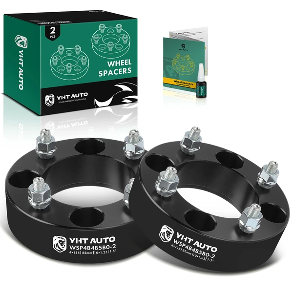 2 Pcs 4x115 Wheel Spacers 10x1.25 inch 85mm 1.5 inch for 1991-2006 Yamaha Banshee 350