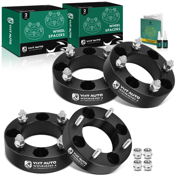 4 Pcs 4x115 Wheel Spacers 10x1.25 inch 85mm 1.5 inch for 2012-2015 Arctic Cat Wildcat 1000