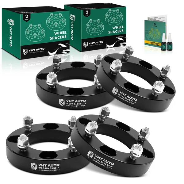 4 Pcs 4x115 to 4x115 mm Wheel Spacers 10x1.25 inches 85mm 1 inches for 1987-2004 Yamaha Warrior 350
