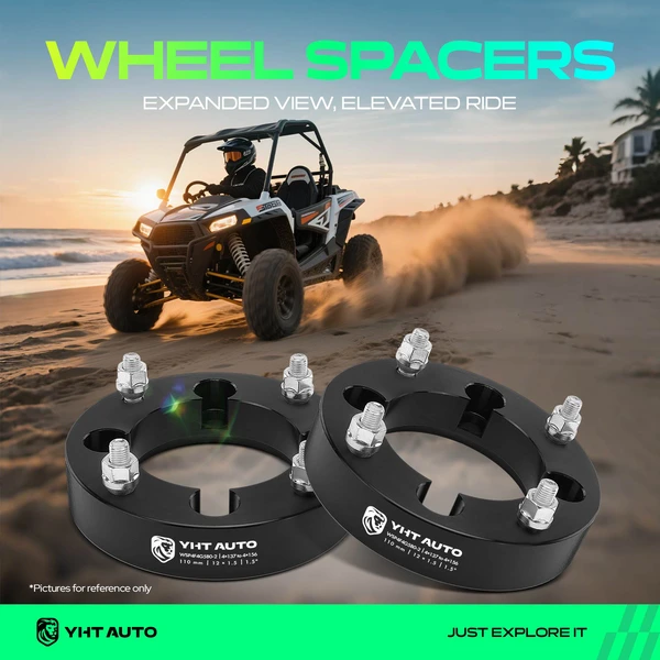 2 Pcs 4x137 to 4x156 mm Wheel Adapters 12x1.5 inches 110 mm 1.5 inches for 2007-2022 Can-Am Outlander 650