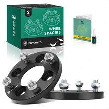 2 Pcs 0.59 inches Black 4x3.93 to 4x4.5 inches Wheel Adapters M12x1.5 71mm for 2004-2006 Scion xB