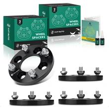 4 Pcs 0.59 inches Black 4x3.93 to 4x4.5 inches Wheel Adapters M12x1.5 71mm