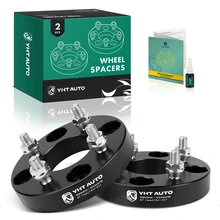 2 Pcs 1 inch Black 4x4.33 to 4x4.5 inches Wheel Adapters M12x1.5 67.1mm for 1989-1993 Eagle Summit