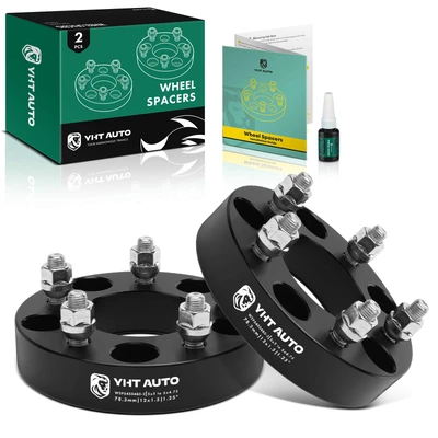2 Pcs 5x5 to 5x4.75 inches Wheel Adapters 12x1.5 78.3mm 1.25 inches
