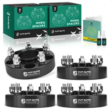 4 Pcs 1.25 inches Black 5x4.5 to 5x4.5 inches Wheel Spacers 0.5 inch x 20 70.5mm for 1964-1973 1994-2014 Ford Mustang