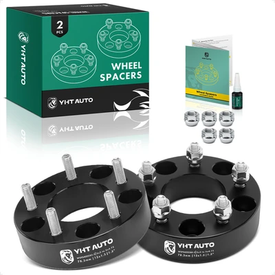 2 Pcs 5x5 to 5x4.75 inches Wheel Adapters 12x1.5 78.3mm 1.5 inches