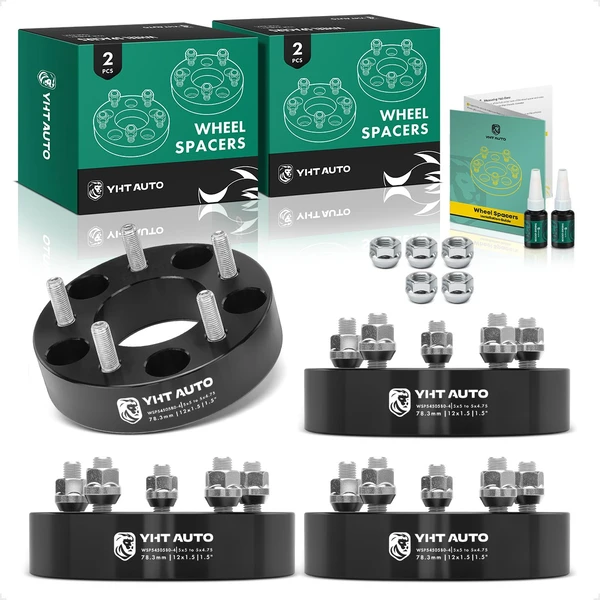 4 Pcs 5x5 to 5x4.75 inches Wheel Adapters 12x1.5 78.3mm 1.5 inches for 2009-2020 2022-2024 Dodge Journey