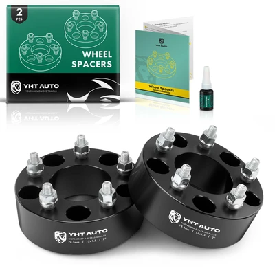 2 Pcs 5x5" to 5x4.75" Wheel Adapters 12x1.5 78.3mm 2"