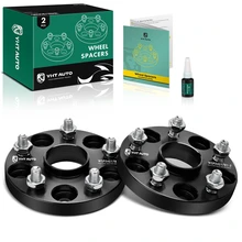 2 Pcs 0.79 inches Black 5x4.5 to 5x4.5 inches Wheel Spacers M12x1.25 56.1mm for 2008-2014 Subaru Tribeca