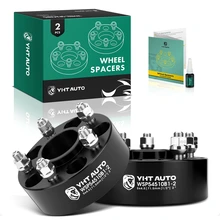 2 Pcs 2 inches Black 5x4.5 to 5x4.5 inches Wheel Spacers 0.5 inch x 20 71.5mm for 2002-2012 Jeep Liberty