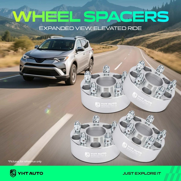 4 Pcs 2 inches Silver 5x4.5 to 5x4.5 inches Wheel Spacers 0.5 inch x 20 71.5mm for 1986-1992 Jeep Comanche