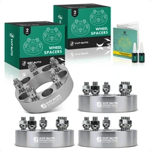 4 Pcs 1.5 inches Silver 5x4.5 to 5x4.5 inches Wheel Spacers 0.5 inch x 20 82.5mm