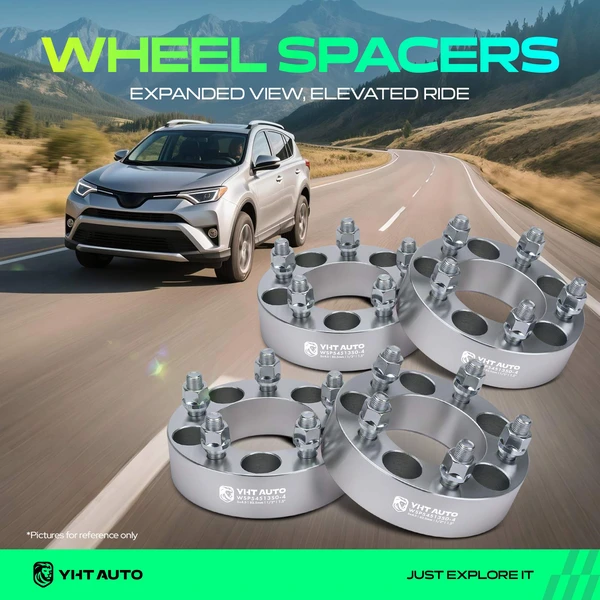 4 Pcs 1.5 inches Silver 5x4.5 to 5x4.5 inches Wheel Spacers 0.5 inch x 20 82.5mm for 1999-2010 Mercury Mountaineer