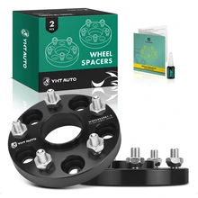 2 Pcs 0.79 inch Black 5x4.5 to 5x4.5 inches Wheel Spacers M12x1.5 60.1mm for 1992-2000 Lexus SC300
