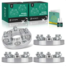 4 Pcs 0.79 inch Silver 5x4.5 to 5x4.5 inches Wheel Spacers M12x1.5 60.1mm for 2008-2015 Scion xB