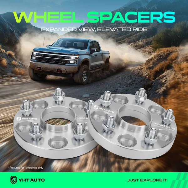 4 Pcs 0.79 inch Silver 5x4.5 to 5x4.5 inches Wheel Spacers M12x1.5 60.1mm for 2008-2015 Scion xB